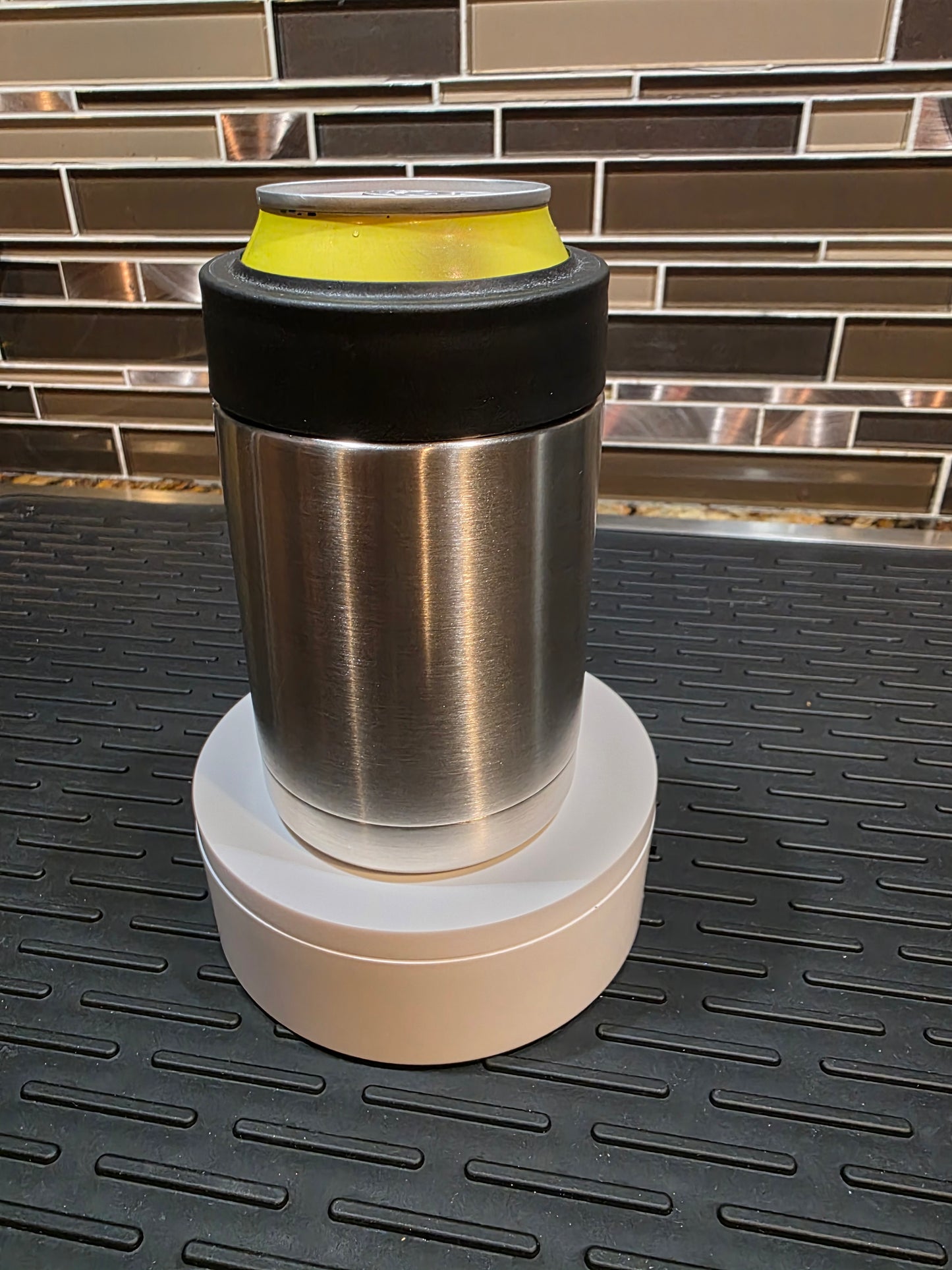 12oz Silver SS Can Cooler - Regular Cans