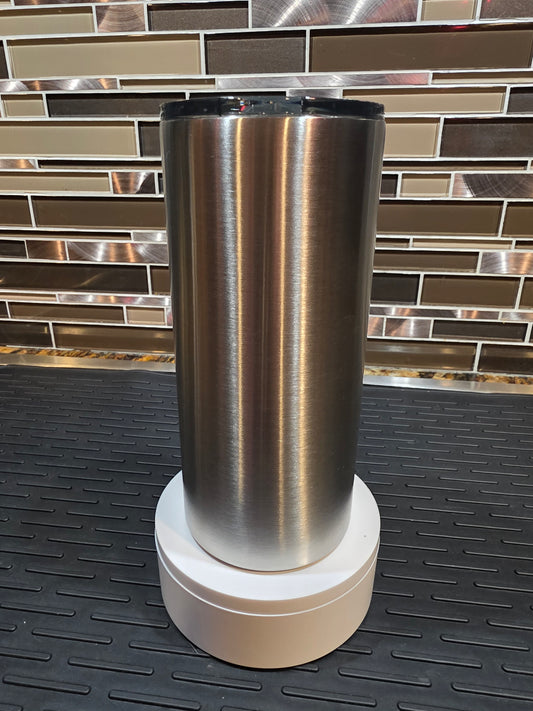 22oz SILVER SS Fatty TUMBLER