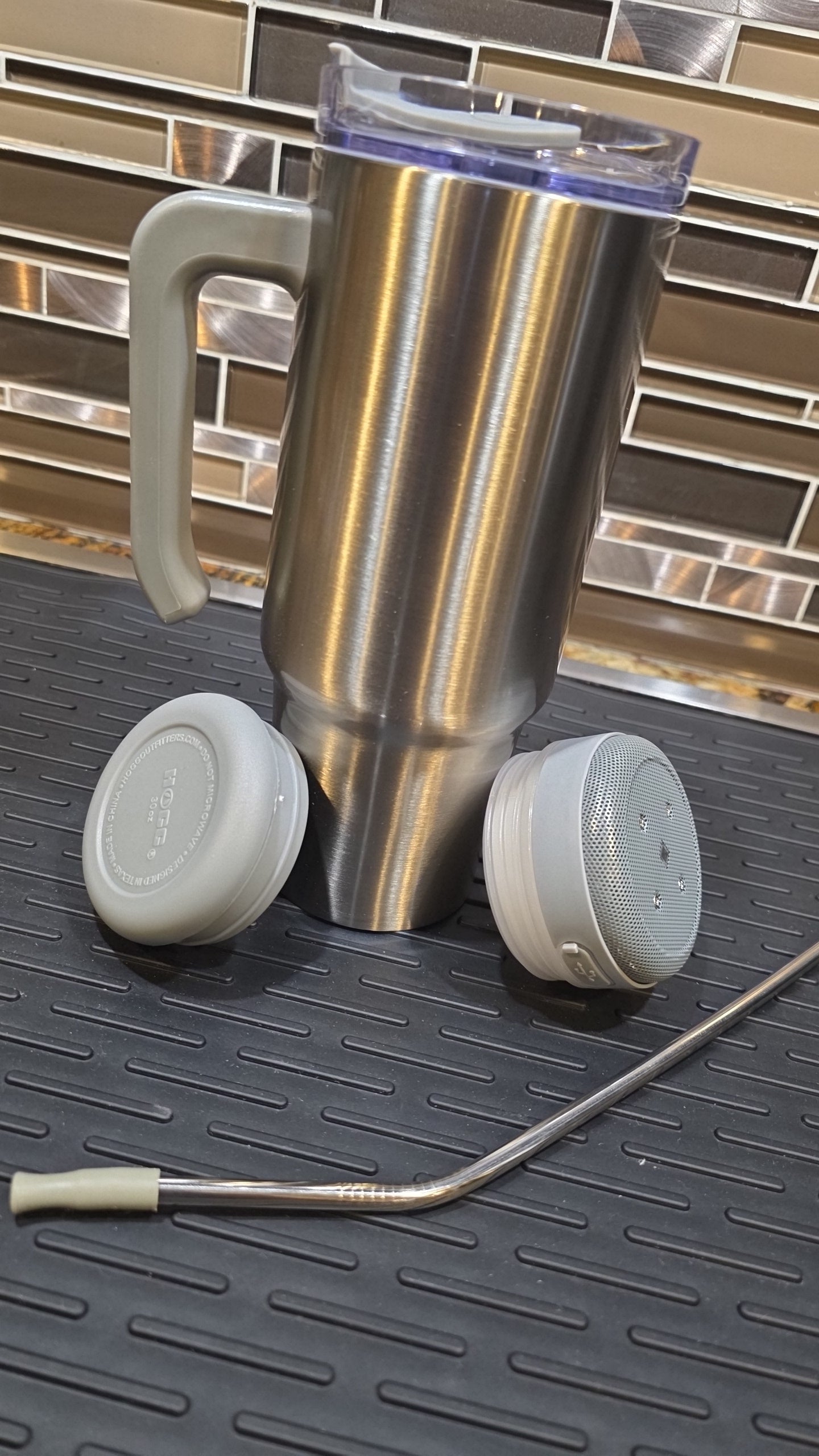 30oz Stainless Steel Bluetooth Tumbler