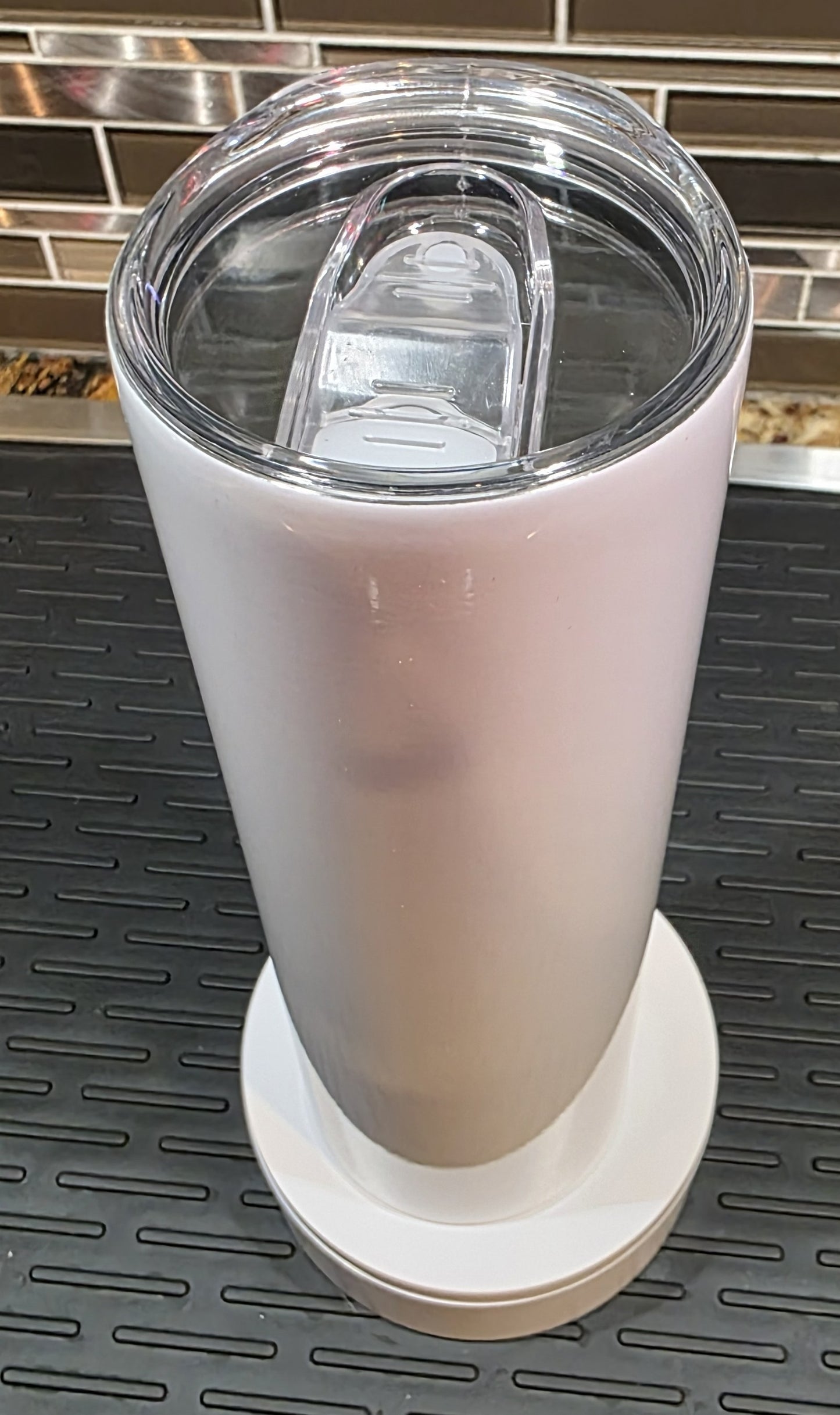 30oz WHITE SS Straight Tumbler