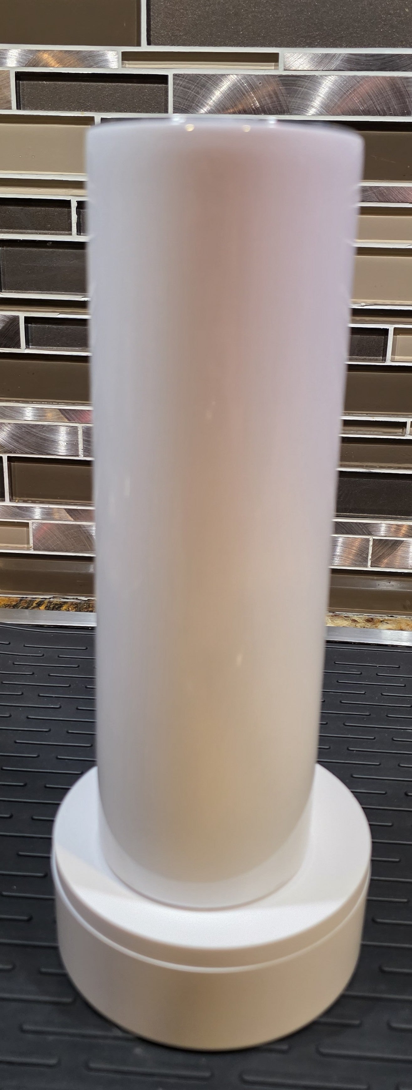 30oz WHITE SS Straight Tumbler